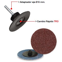 DISCO ABRASIVO DE CAMBIO RÁPIDO