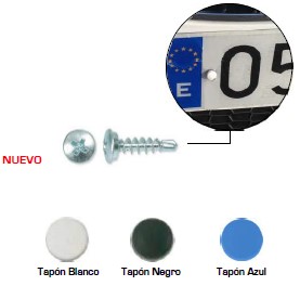 TORNILLO PARA MATRÍCULAS